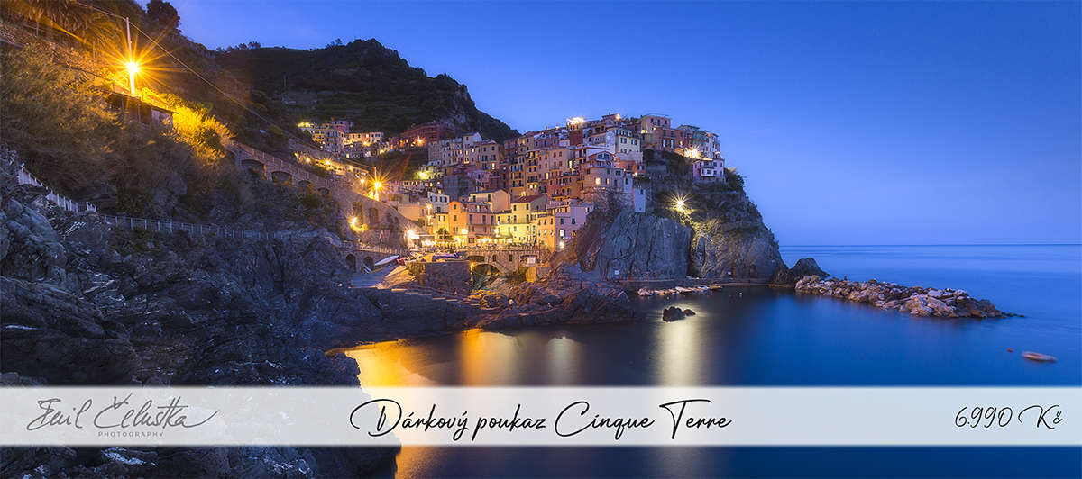 Dárkový poukaz Cinque Terre